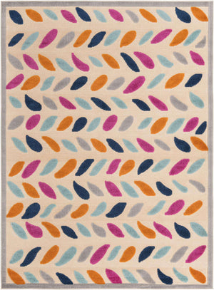 Beige 7' x 10' Aruba Outdoor Rectangle Area Rug Weather Resistant for Patio, Deck, Terrace, Balcony, Porch for Sale at Rug Engine