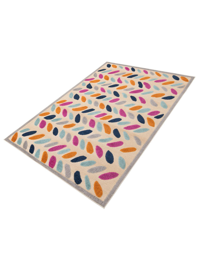 Beige 6' x 9' Aruba Outdoor Rectangle Area Rug Weather Resistant for Patio, Deck, Terrace, Balcony, Porch for Sale at Rug Engine