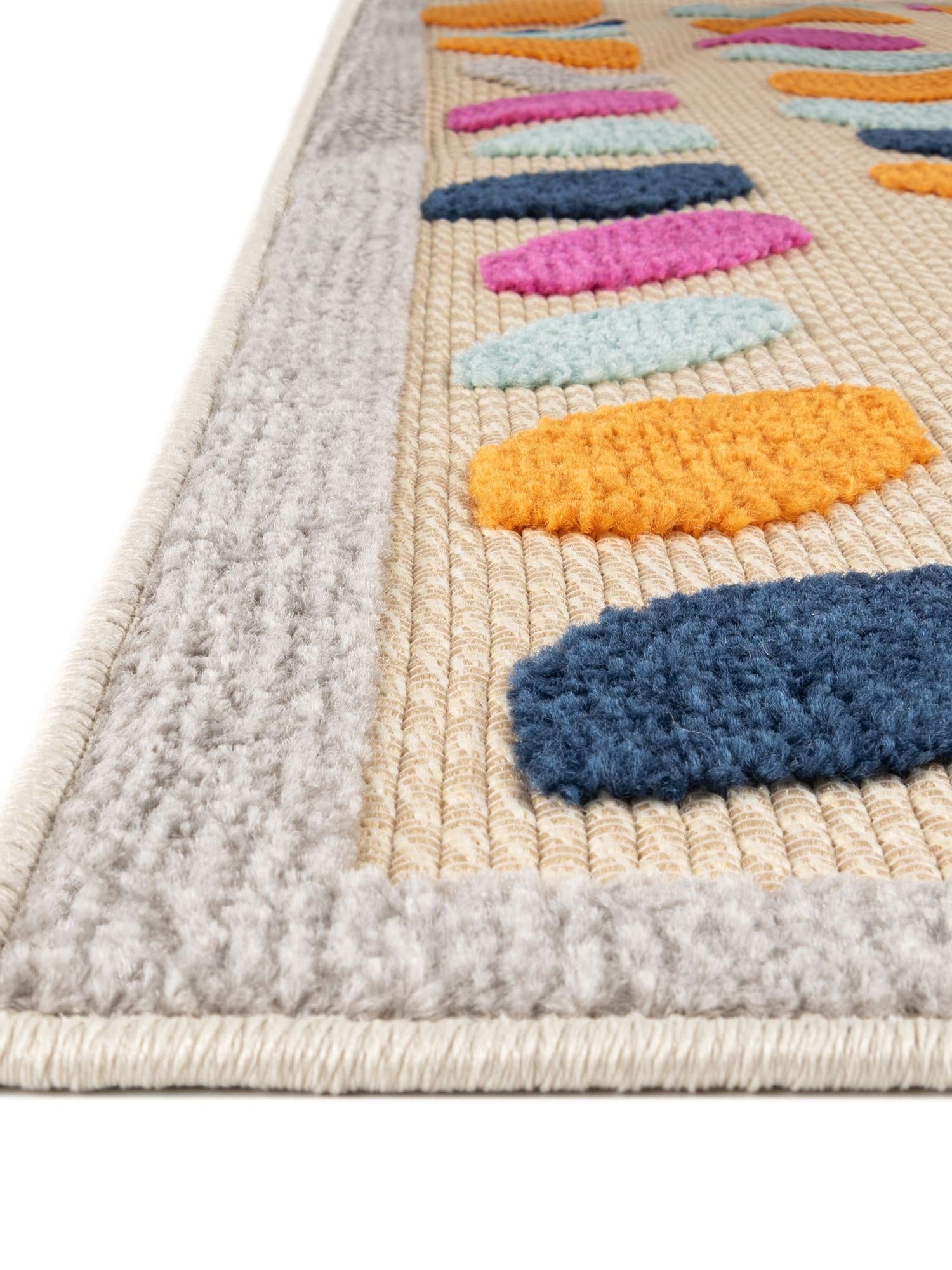 Beige 7' x 10' Aruba Outdoor Rectangle Area Rug Weather Resistant for Patio, Deck, Terrace, Balcony, Porch for Sale at Rug Engine