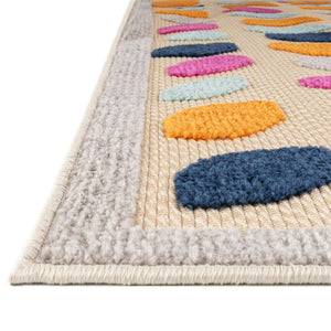 Beige 7' x 10' Aruba Outdoor Rectangle Area Rug Weather Resistant for Patio, Deck, Terrace, Balcony, Porch for Sale at Rug Engine