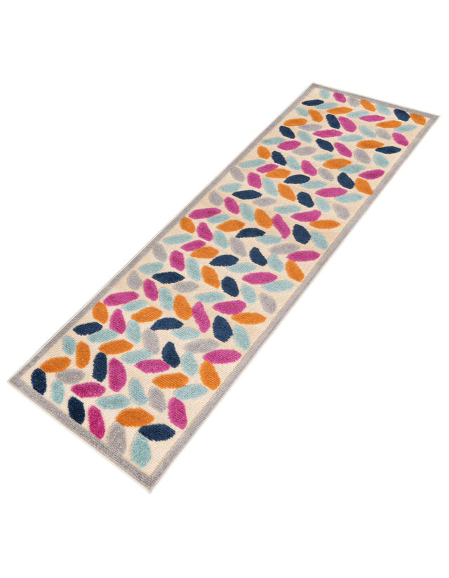 Beige 2' x 8' Aruba Outdoor Runner Area Rug Weather Resistant for Patio, Deck, Terrace, Balcony, Porch for Sale at Rug Engine