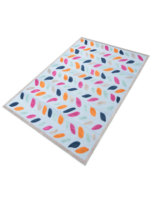 Blue 9' x 12' Aruba Outdoor Rectangle Area Rug Weather Resistant for Patio, Deck, Terrace, Balcony, Porch for Sale at Rug Engine