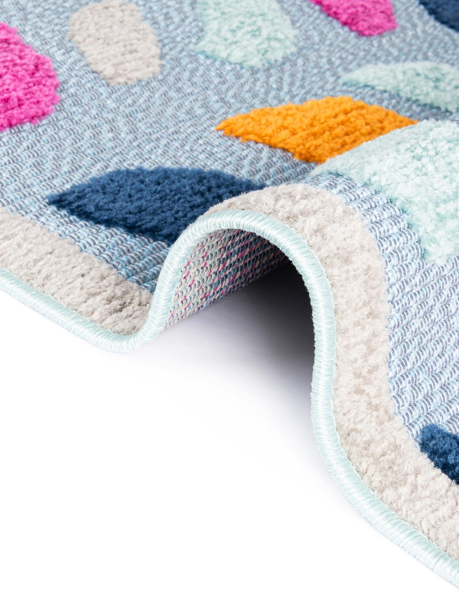 Blue 4' x 6' Aruba Outdoor Rectangle Area Rug Weather Resistant for Patio, Deck, Terrace, Balcony, Porch for Sale at Rug Engine