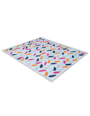 Blue 5' 3 x 8' Aruba Outdoor Rectangle Area Rug Weather Resistant for Patio, Deck, Terrace, Balcony, Porch for Sale at Rug Engine