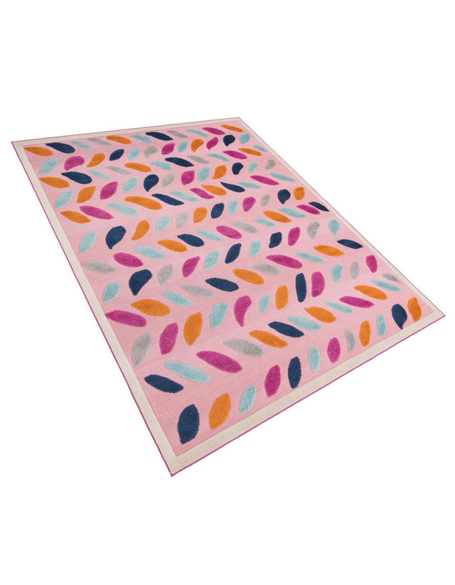 Pink 7' 10 x 10' Aruba Outdoor Rectangle Area Rug Weather Resistant for Patio, Deck, Terrace, Balcony, Porch for Sale at Rug Engine