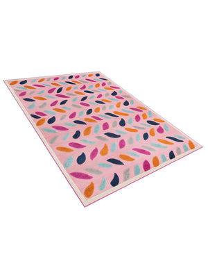 Pink 7' x 10' Aruba Outdoor Rectangle Area Rug Weather Resistant for Patio, Deck, Terrace, Balcony, Porch for Sale at Rug Engine