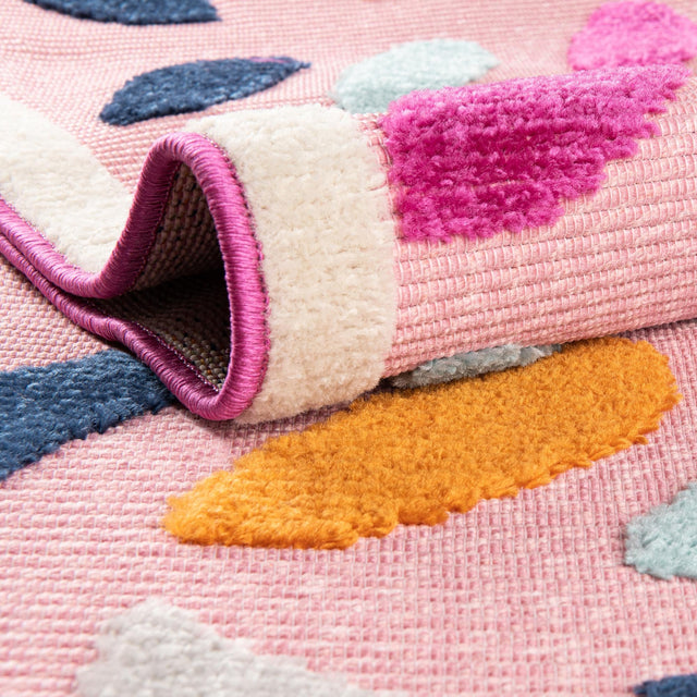 Pink 4' x 6' Aruba Outdoor Rectangle Area Rug Weather Resistant for Patio, Deck, Terrace, Balcony, Porch for Sale at Rug Engine