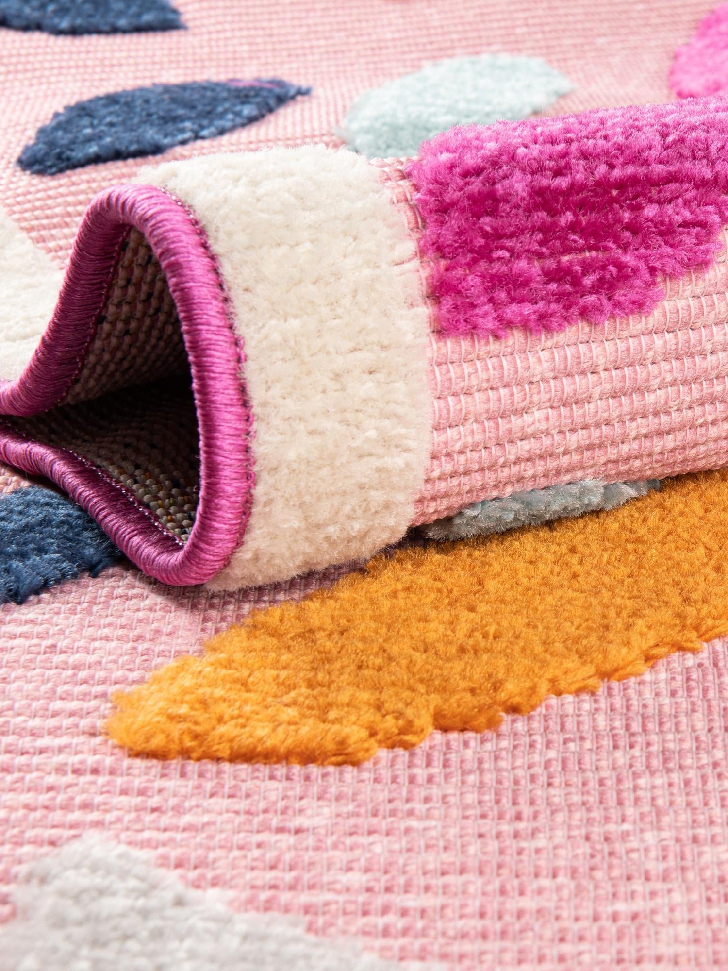 Pink 7' 10 x 10' Aruba Outdoor Rectangle Area Rug Weather Resistant for Patio, Deck, Terrace, Balcony, Porch for Sale at Rug Engine