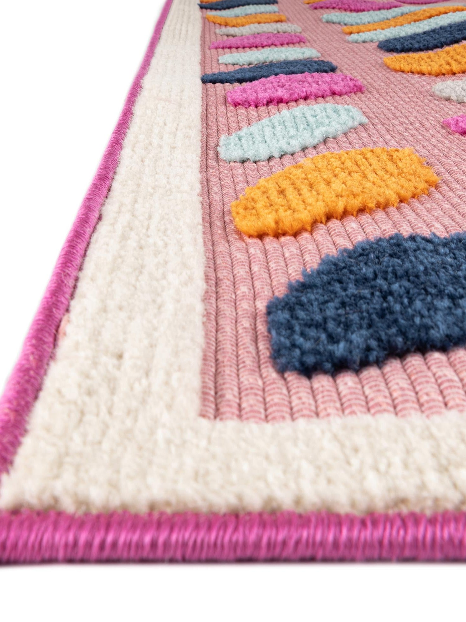 Pink 7' 10 x 10' Aruba Outdoor Rectangle Area Rug Weather Resistant for Patio, Deck, Terrace, Balcony, Porch for Sale at Rug Engine
