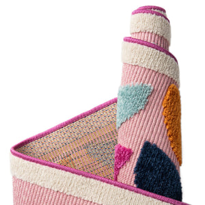 Pink 2' x 3' Aruba Outdoor Rectangle Area Rug Weather Resistant for Patio, Deck, Terrace, Balcony, Porch for Sale at Rug Engine