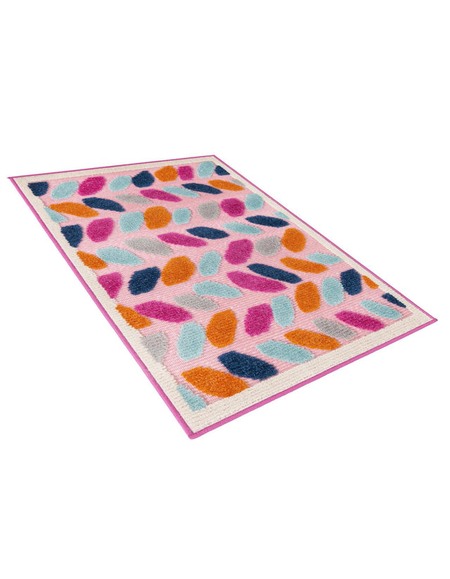 Pink 2' x 3' Aruba Outdoor Rectangle Area Rug Weather Resistant for Patio, Deck, Terrace, Balcony, Porch for Sale at Rug Engine