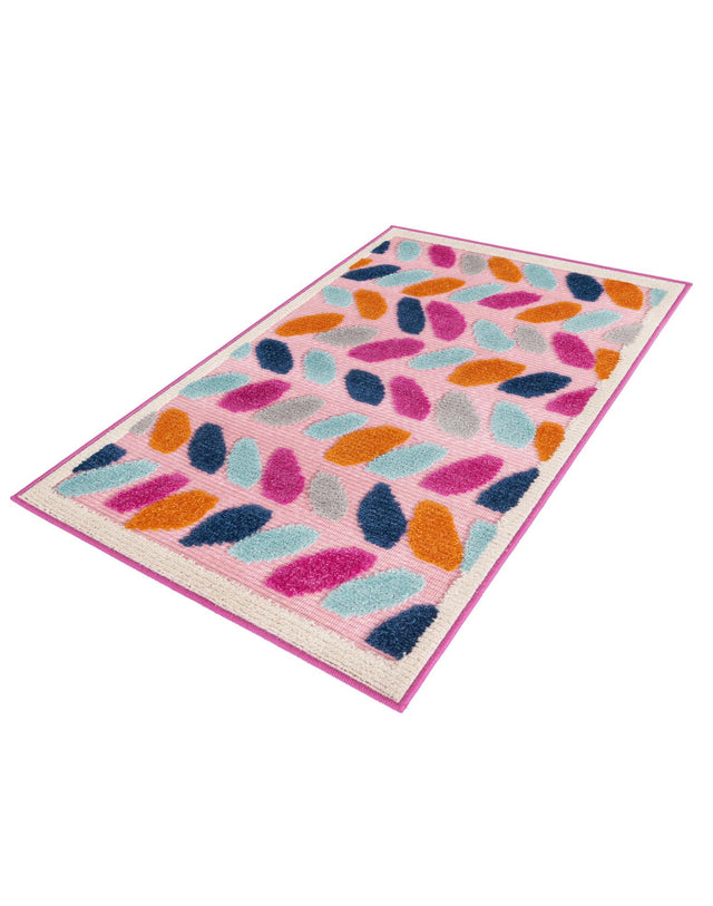 Pink 2' x 3' Aruba Outdoor Rectangle Area Rug Weather Resistant for Patio, Deck, Terrace, Balcony, Porch for Sale at Rug Engine