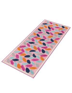 Pink 2' x 6' Aruba Outdoor Runner Area Rug Weather Resistant for Patio, Deck, Terrace, Balcony, Porch for Sale at Rug Engine