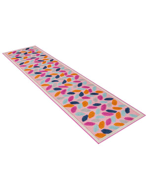 Pink 2' x 10' Aruba Outdoor Runner Area Rug Weather Resistant for Patio, Deck, Terrace, Balcony, Porch for Sale at Rug Engine