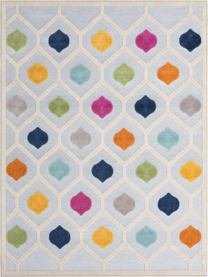 Gray 7' x 10' Aruba Outdoor Rectangle Area Rug Weather Resistant for Patio, Deck, Terrace, Balcony, Porch for Sale at Rug Engine