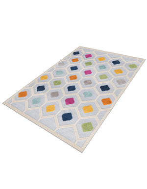 Gray 5' 3 x 8' Aruba Outdoor Rectangle Area Rug Weather Resistant for Patio, Deck, Terrace, Balcony, Porch for Sale at Rug Engine