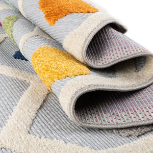 Gray 7' 10 x 7' 10 Aruba Outdoor Square Area Rug Weather Resistant for Patio, Deck, Terrace, Balcony, Porch for Sale at Rug Engine