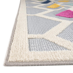 Gray 2' x 6' Aruba Outdoor Runner Area Rug Weather Resistant for Patio, Deck, Terrace, Balcony, Porch for Sale at Rug Engine