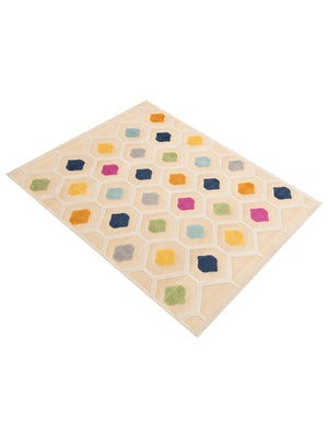 Beige 6' x 9' Aruba Outdoor Rectangle Area Rug Weather Resistant for Patio, Deck, Terrace, Balcony, Porch for Sale at Rug Engine