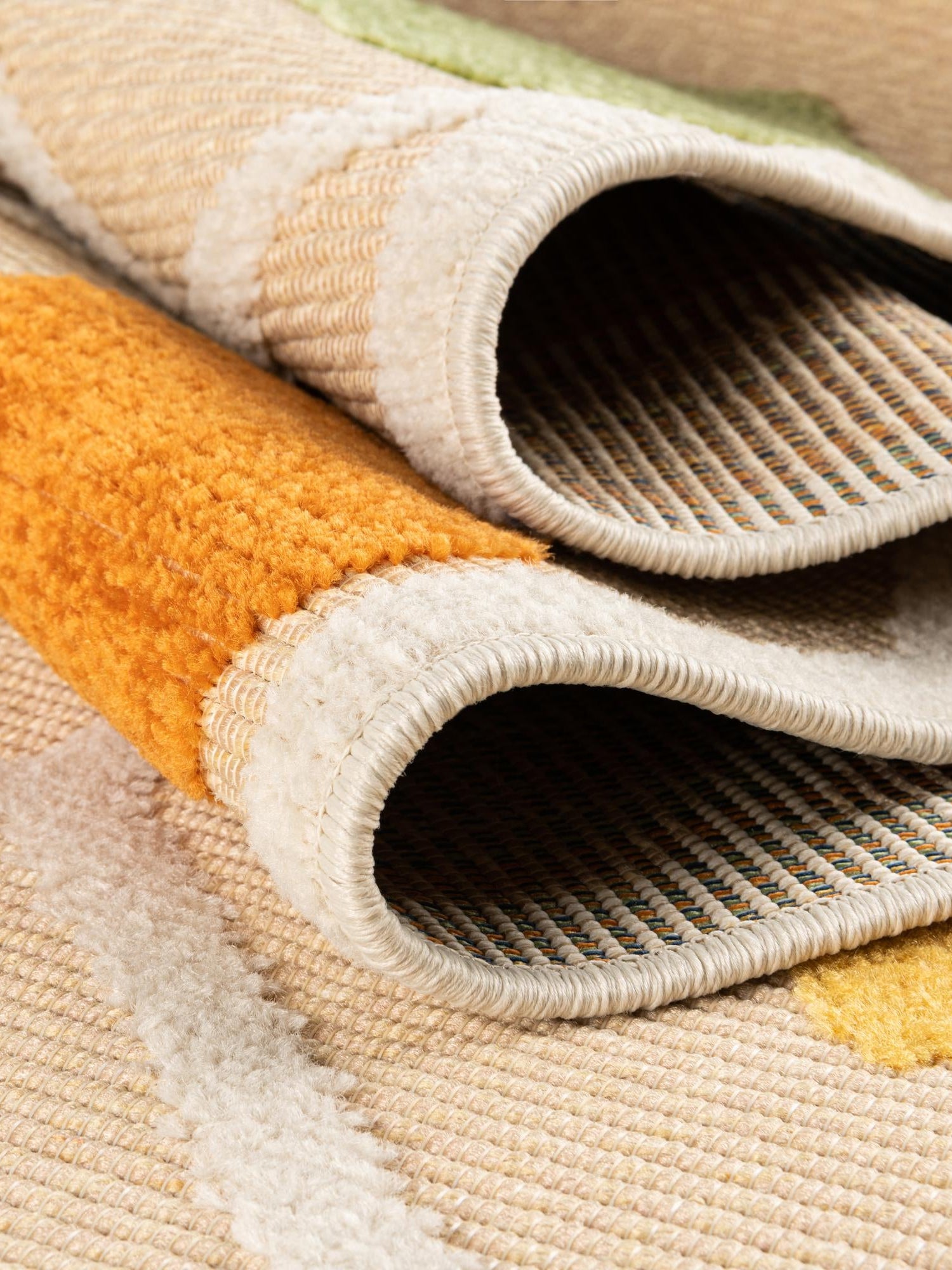Beige 6' x 9' Aruba Outdoor Rectangle Area Rug Weather Resistant for Patio, Deck, Terrace, Balcony, Porch for Sale at Rug Engine