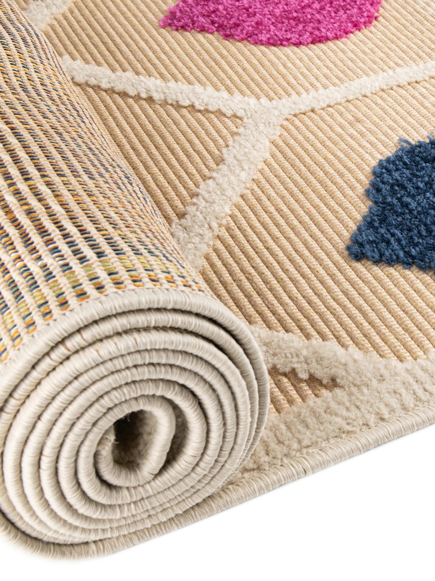 Beige 3' 3 x 3' 3 Aruba Outdoor Round Area Rug Weather Resistant for Patio, Deck, Terrace, Balcony, Porch for Sale at Rug Engine