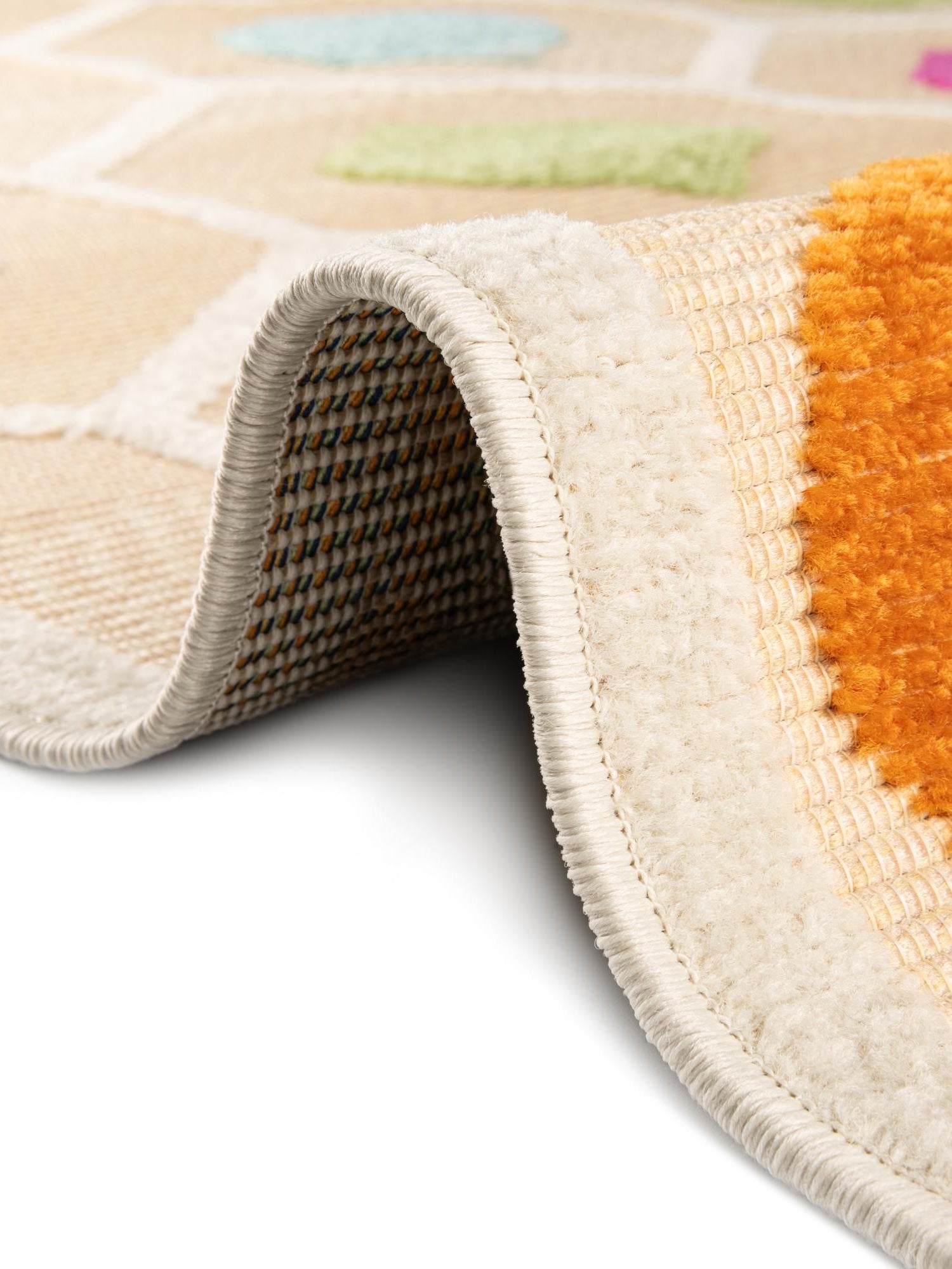 Beige 2' x 8' Aruba Outdoor Runner Area Rug Weather Resistant for Patio, Deck, Terrace, Balcony, Porch for Sale at Rug Engine