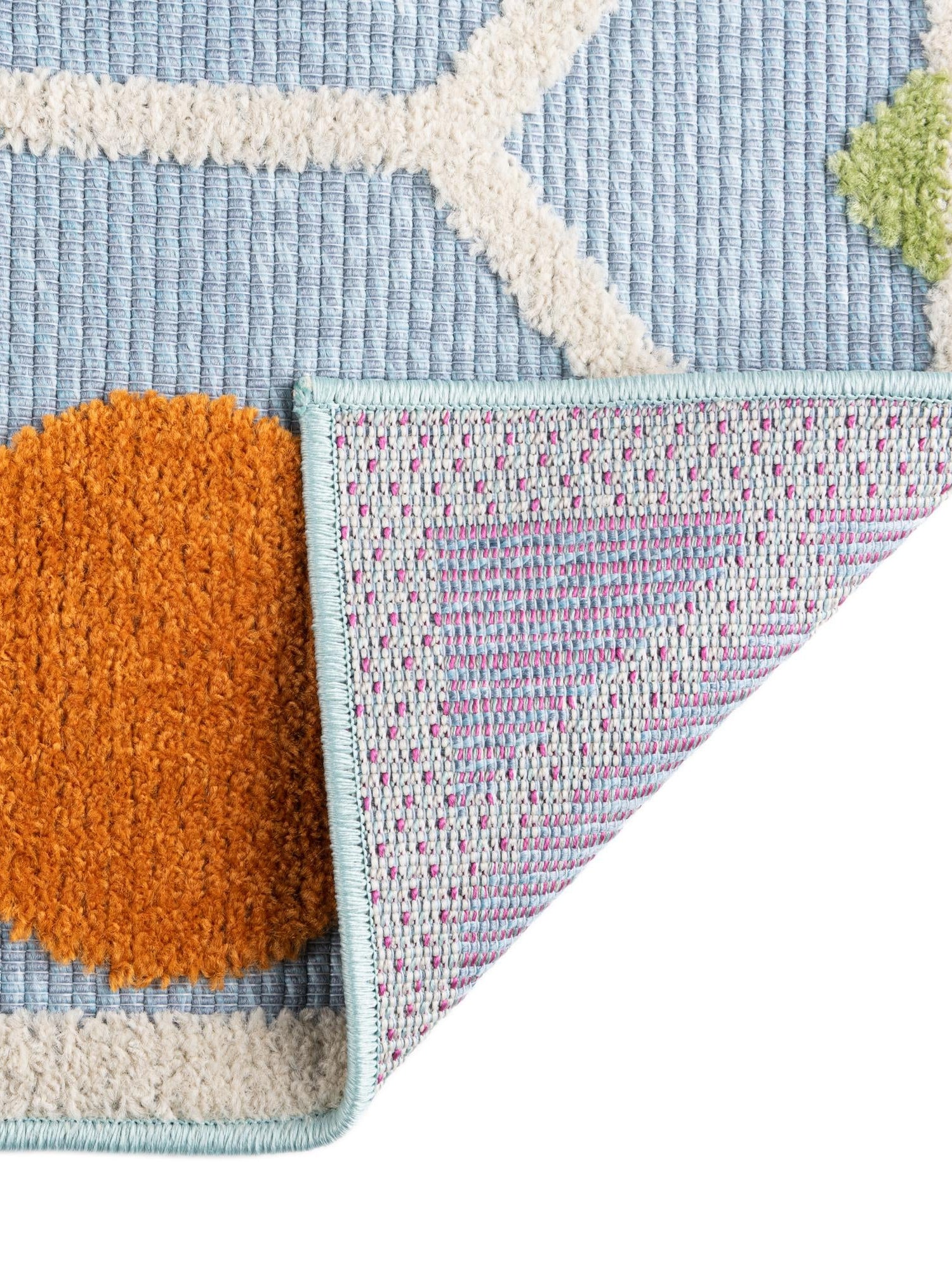 Blue 7' 10 x 10' Aruba Outdoor Rectangle Area Rug Weather Resistant for Patio, Deck, Terrace, Balcony, Porch for Sale at Rug Engine