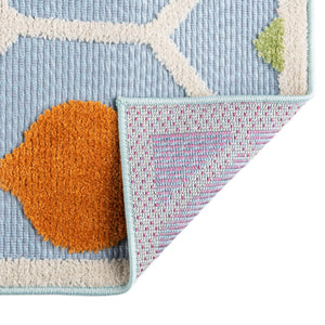 Blue 2' x 3' Aruba Outdoor Rectangle Area Rug Weather Resistant for Patio, Deck, Terrace, Balcony, Porch for Sale at Rug Engine