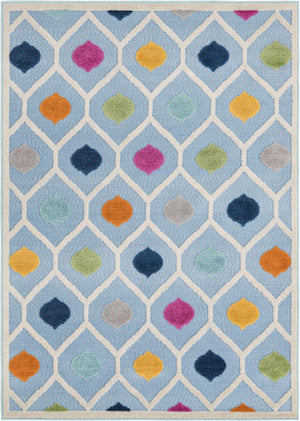 Blue 4' x 6' Aruba Outdoor Rectangle Area Rug Weather Resistant for Patio, Deck, Terrace, Balcony, Porch for Sale at Rug Engine