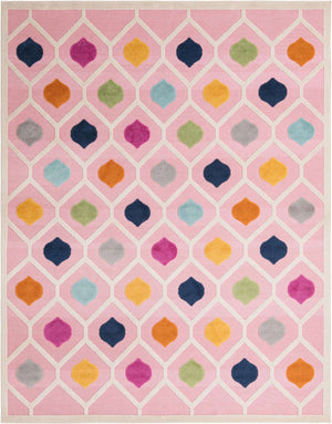 Pink 9' x 12' Aruba Outdoor Rectangle Area Rug Weather Resistant for Patio, Deck, Terrace, Balcony, Porch for Sale at Rug Engine