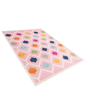 Pink 7' 10 x 10' Aruba Outdoor Rectangle Area Rug Weather Resistant for Patio, Deck, Terrace, Balcony, Porch for Sale at Rug Engine