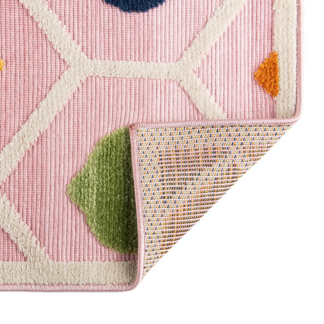 Pink 4' x 6' Aruba Outdoor Rectangle Area Rug Weather Resistant for Patio, Deck, Terrace, Balcony, Porch for Sale at Rug Engine
