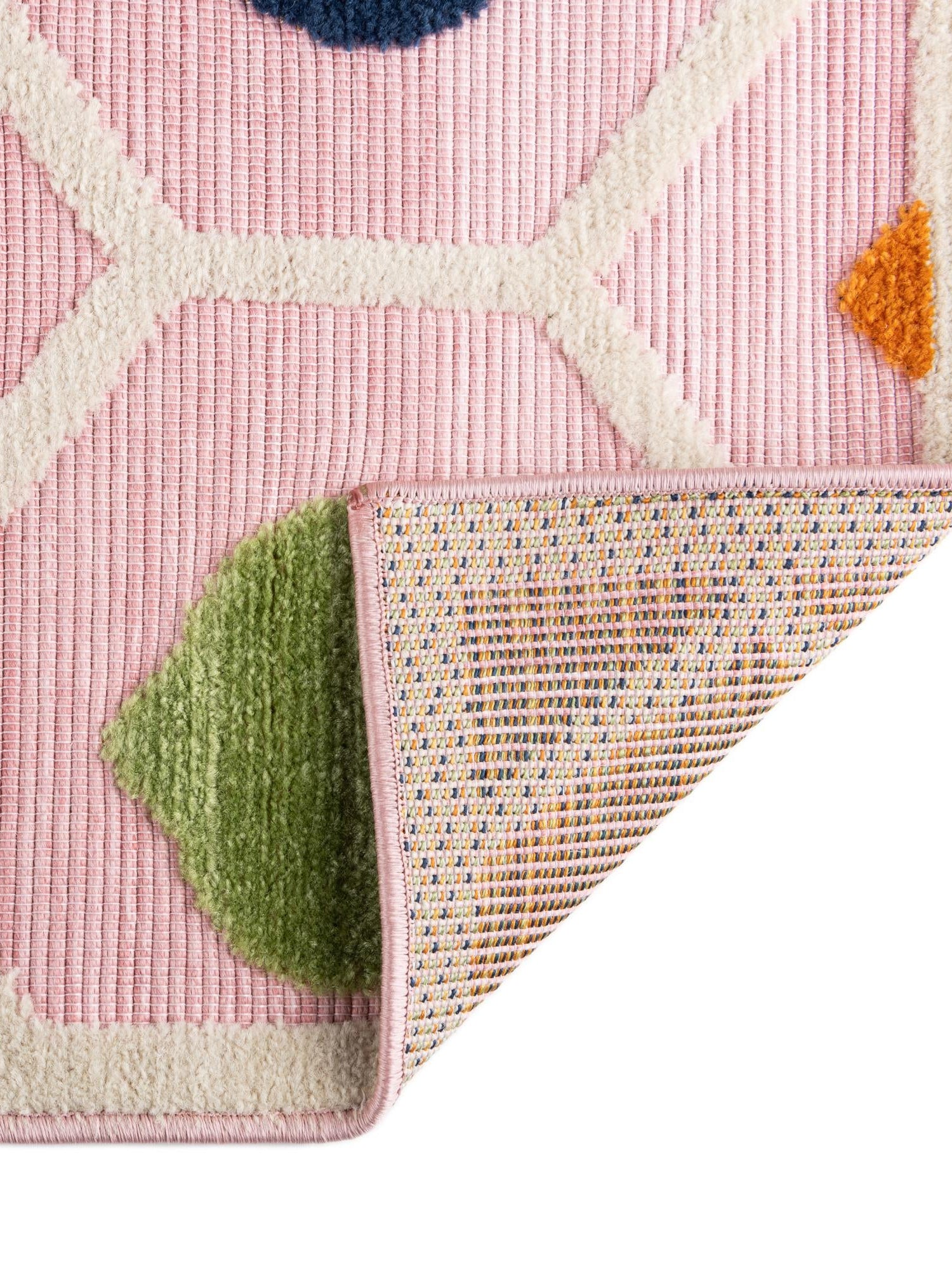 Pink 7' x 10' Aruba Outdoor Rectangle Area Rug Weather Resistant for Patio, Deck, Terrace, Balcony, Porch for Sale at Rug Engine