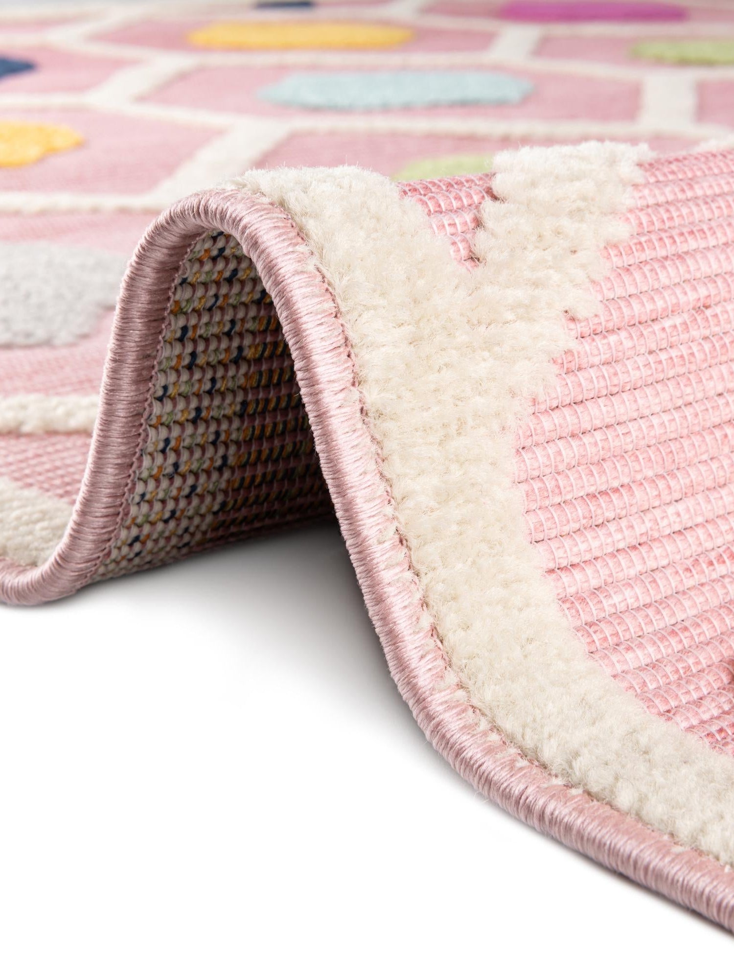 Pink 2' x 3' Aruba Outdoor Rectangle Area Rug Weather Resistant for Patio, Deck, Terrace, Balcony, Porch for Sale at Rug Engine