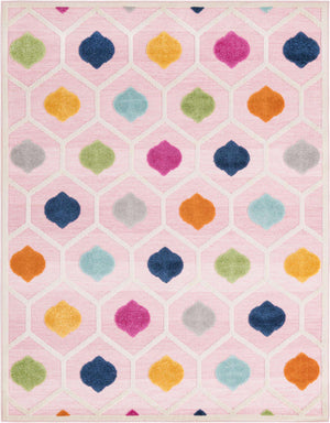 Pink 5' 3 x 8' Aruba Outdoor Rectangle Area Rug Weather Resistant for Patio, Deck, Terrace, Balcony, Porch for Sale at Rug Engine