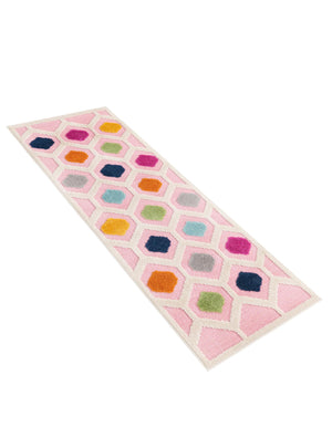 Pink 2' x 3' Aruba Outdoor Rectangle Area Rug Weather Resistant for Patio, Deck, Terrace, Balcony, Porch for Sale at Rug Engine