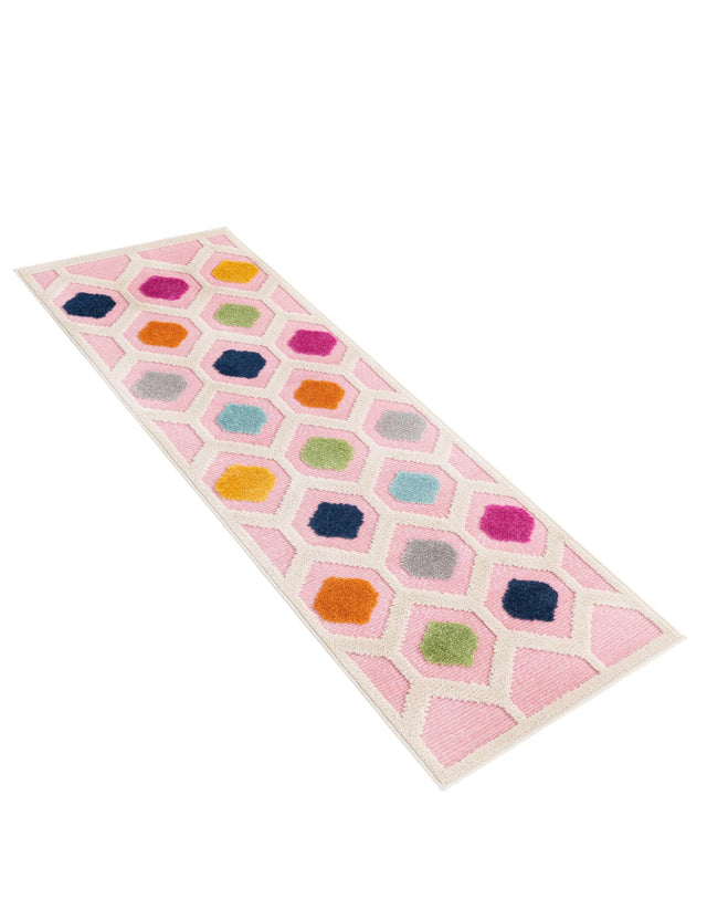 Pink 2' x 3' Aruba Outdoor Rectangle Area Rug Weather Resistant for Patio, Deck, Terrace, Balcony, Porch for Sale at Rug Engine