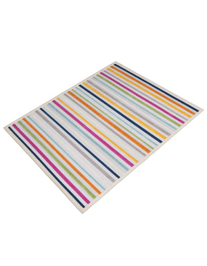 Gray 7' x 10' Aruba Outdoor Rectangle Area Rug Weather Resistant for Patio, Deck, Terrace, Balcony, Porch for Sale at Rug Engine