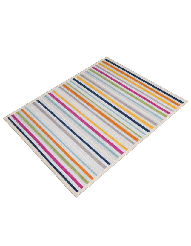 Gray 7' x 10' Aruba Outdoor Rectangle Area Rug Weather Resistant for Patio, Deck, Terrace, Balcony, Porch for Sale at Rug Engine