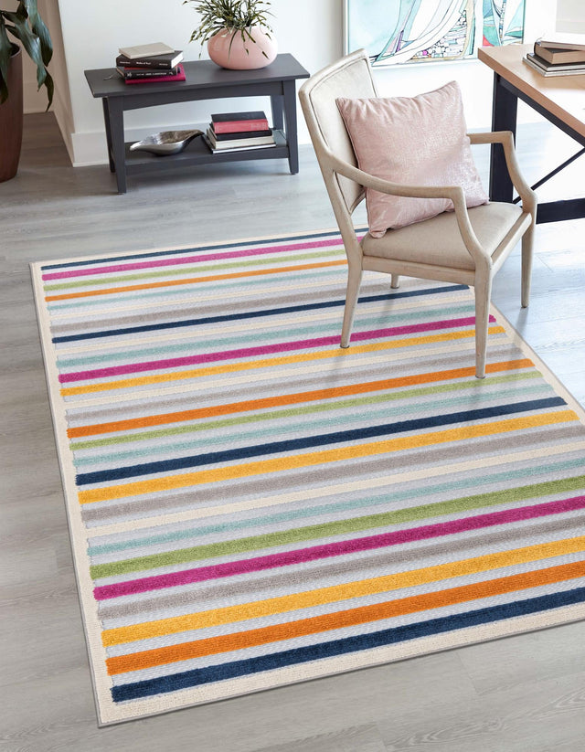 Gray 2' x 3' Aruba Outdoor Rectangle Area Rug Weather Resistant for Patio, Deck, Terrace, Balcony, Porch for Sale at Rug Engine