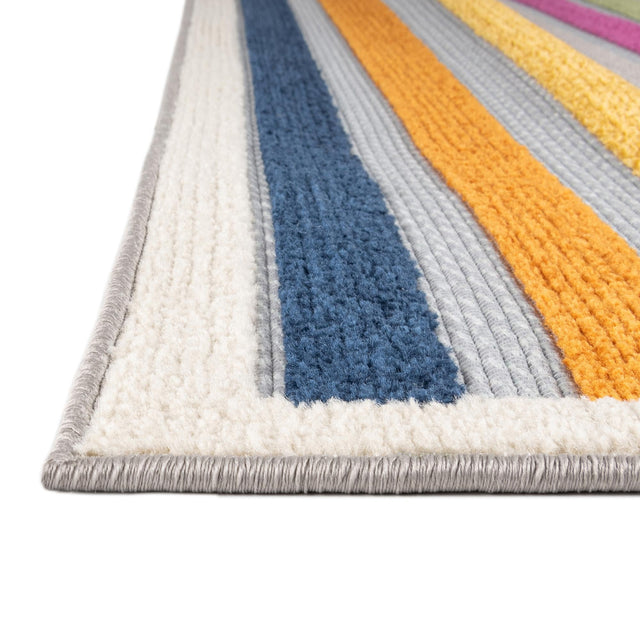 Gray 7' 10 x 10' Aruba Outdoor Rectangle Area Rug Weather Resistant for Patio, Deck, Terrace, Balcony, Porch for Sale at Rug Engine