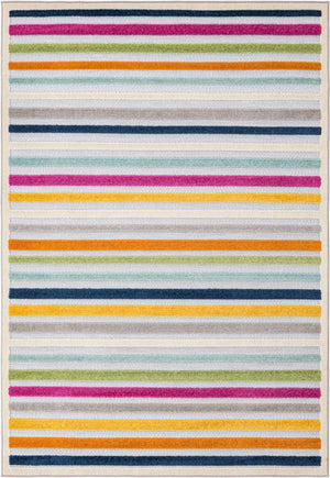 Gray 5' 3 x 8' Aruba Outdoor Rectangle Area Rug Weather Resistant for Patio, Deck, Terrace, Balcony, Porch for Sale at Rug Engine