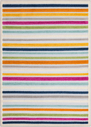 Gray 4' x 6' Aruba Outdoor Rectangle Area Rug Weather Resistant for Patio, Deck, Terrace, Balcony, Porch for Sale at Rug Engine