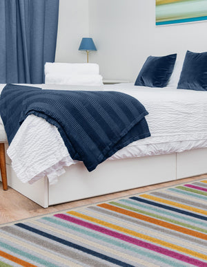 Gray 2' x 6' Aruba Outdoor Runner Area Rug Weather Resistant for Patio, Deck, Terrace, Balcony, Porch for Sale at Rug Engine