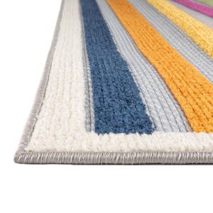 Gray 2' x 8' Aruba Outdoor Runner Area Rug Weather Resistant for Patio, Deck, Terrace, Balcony, Porch for Sale at Rug Engine