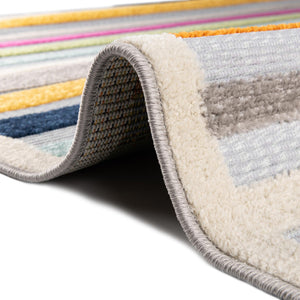 Gray 2' x 6' Aruba Outdoor Runner Area Rug Weather Resistant for Patio, Deck, Terrace, Balcony, Porch for Sale at Rug Engine
