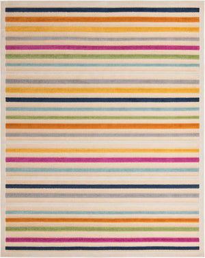 Beige 9' x 12' Aruba Outdoor Rectangle Area Rug Weather Resistant for Patio, Deck, Terrace, Balcony, Porch for Sale at Rug Engine