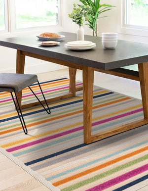 Beige 6' x 9' Aruba Outdoor Rectangle Area Rug Weather Resistant for Patio, Deck, Terrace, Balcony, Porch for Sale at Rug Engine