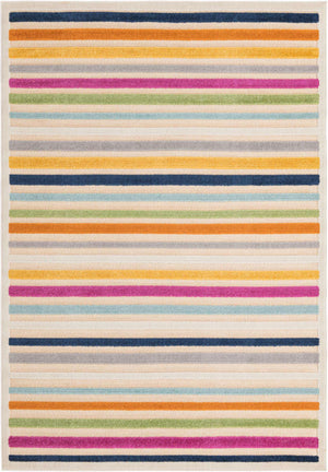 Beige 5' 3 x 8' Aruba Outdoor Rectangle Area Rug Weather Resistant for Patio, Deck, Terrace, Balcony, Porch for Sale at Rug Engine