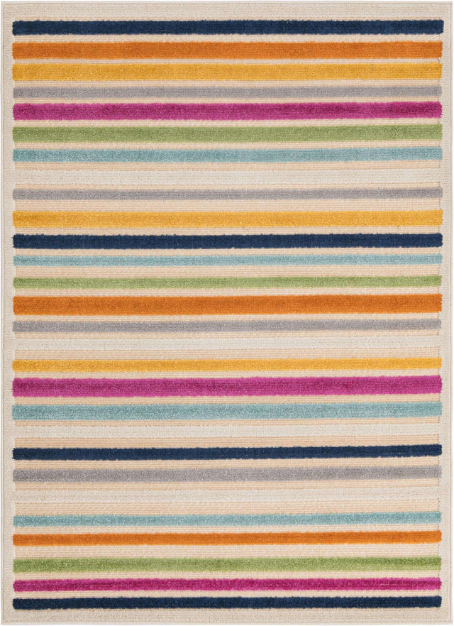 Beige 2' x 3' Aruba Outdoor Rectangle Area Rug Weather Resistant for Patio, Deck, Terrace, Balcony, Porch for Sale at Rug Engine